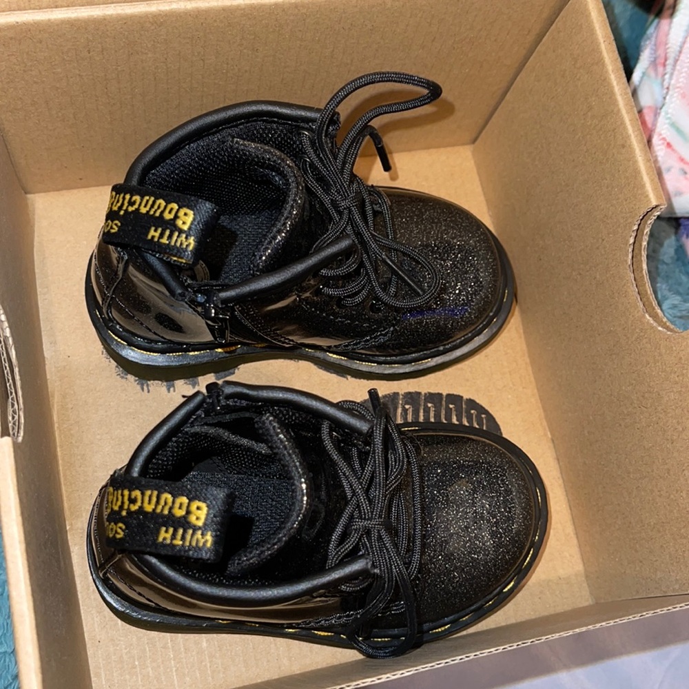 Toddler Glitter Dr Martens